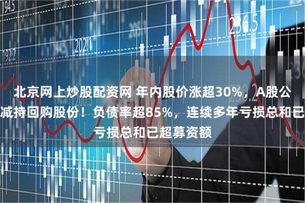 北京网上炒股配资网 年内股价涨超30%，A股公司宣布：减持回购股份！负债率超85%，连续多年亏损总和已超募资额