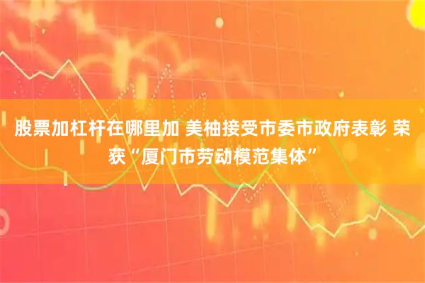 股票加杠杆在哪里加 美柚接受市委市政府表彰 荣获“厦门市劳动模范集体”